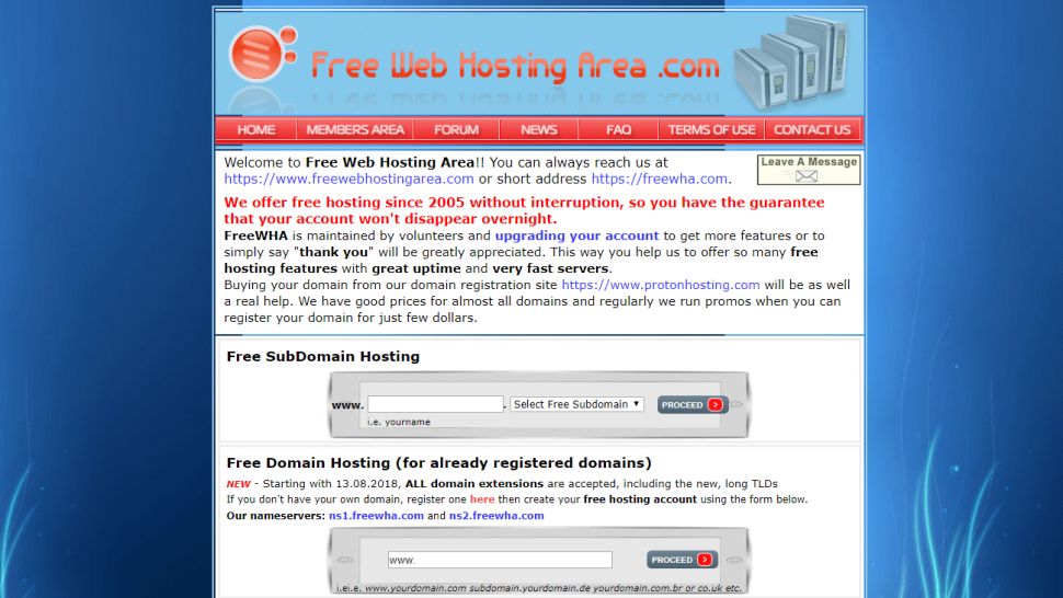 Freewebhostingarea